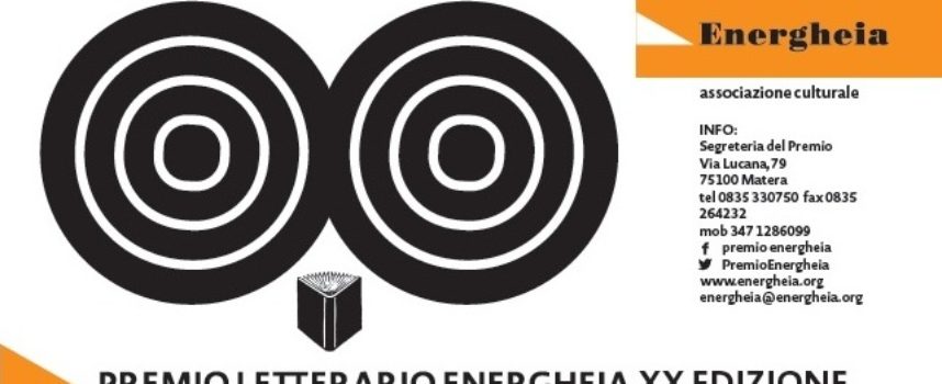 XX EDIZIONE del Premio Letterario ENERGHEIA