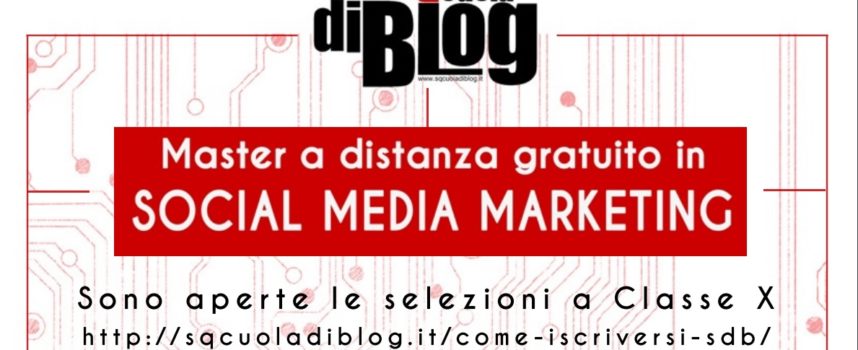 Master a distanza in Social Media Marketing di SQcuola di Blog