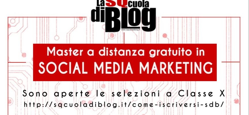 Master a distanza in Social Media Marketing di SQcuola di Blog