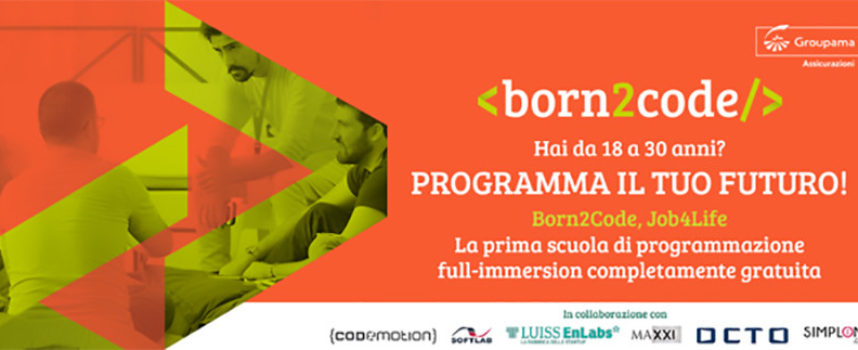 1° Edizione di “Born2Code”, l’Academy di Coding per aspiranti sviluppatori informatici finalizzata all’apprendimento della programmazione web & mobile