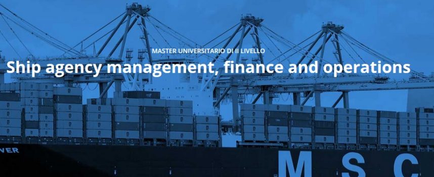 Master universitario gratuito di II livello in “Ship agency management, finance and operations” a Genova