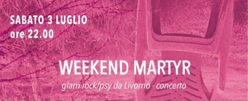Centro Onda d’urto presenta “La scena del crimine”: 1° appuntamento sabato 3 luglio con Weekend Martir in concerto