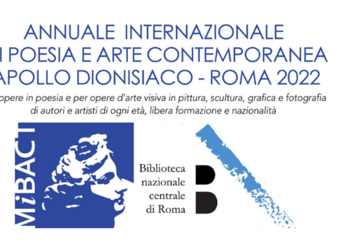 Aperte le iscrizioni al  Premio Accademico Internazionale di Poesia e Arte Contemporanea “Apollo dionisiaco”