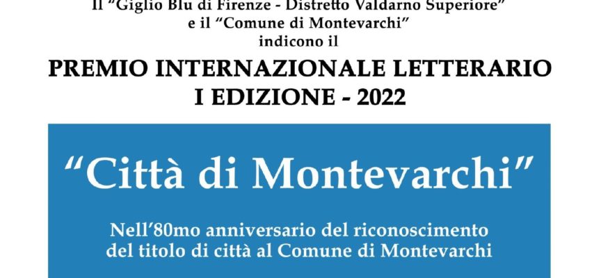 Premio internazionale letterario “Città di Montevarchi”
