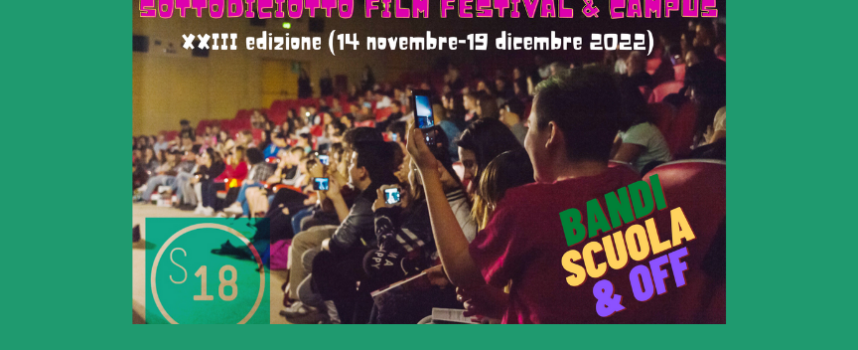 XXIII edizione Sottodiciotto Film Festival & Campus (14 novembre-19 dicembre 2022)