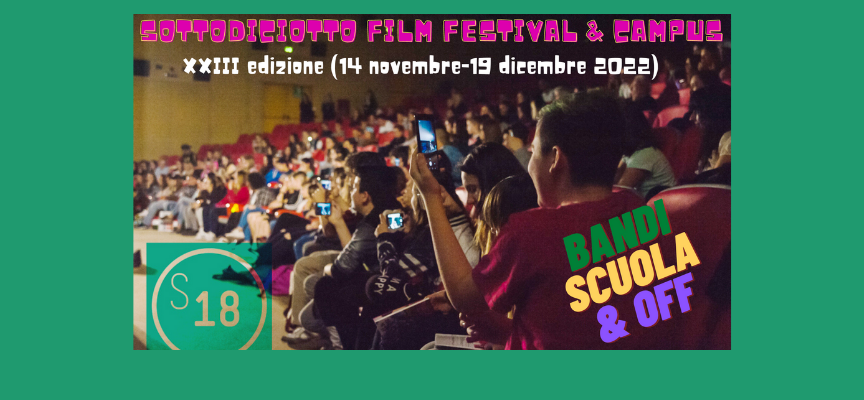 XXIII edizione Sottodiciotto Film Festival & Campus (14 novembre-19 dicembre 2022)