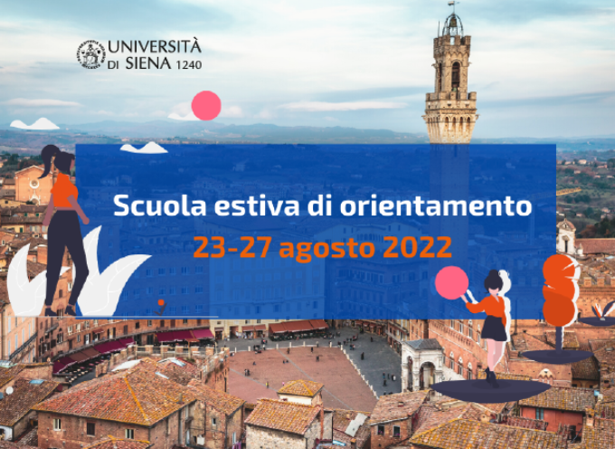 Aperte le iscrizioni alla Scuola estiva di orientamento dell’Università di Siena