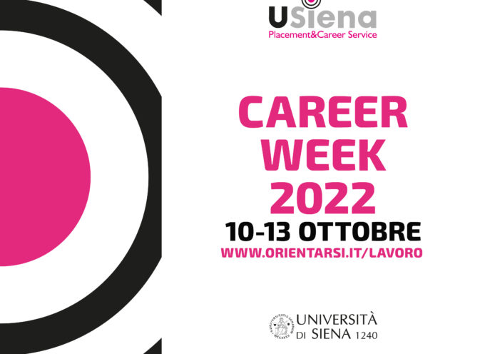 Career Week 2022 – Università di Siena Sessanta aziende in Ateneo per una settimana di appuntamenti
