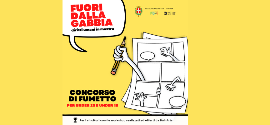 FUORI DALLA GABBIA è un contest per giovani fumettisti e illustratori under 25 residenti in Italia