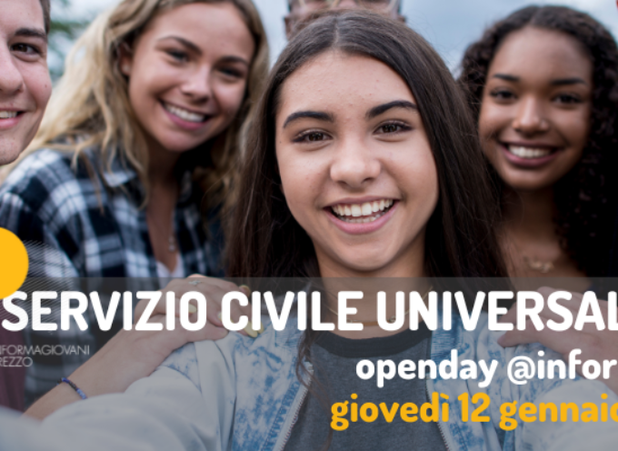OpenDay Servizio Civile Universale @informagiovani | Giovedì 12 gennaio ore 15:00