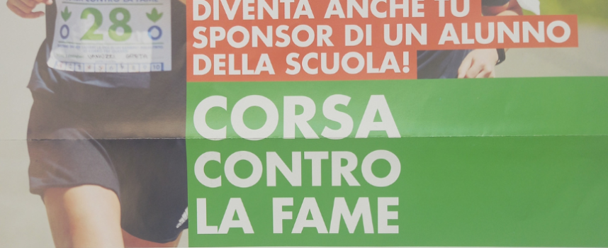 Il Liceo “Piero della Francesca” partecipa alla CORSA CONTRO LA FAME: sport e solidarietà per combattere la malnutrizione