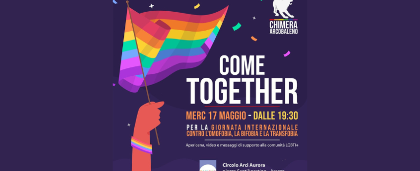 Circolo culturale Aurora: Mercoledì 17 maggio insieme per la Giornata Internazionale contro l’omo-bi-transfobia
