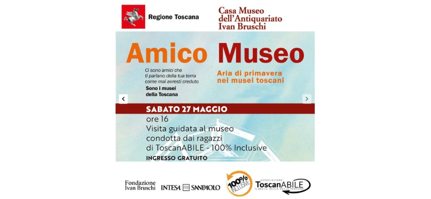Casa Bruschi e l’Associazione ToscanABILE insieme per visite turistiche inclusive | sabato 27 maggio
