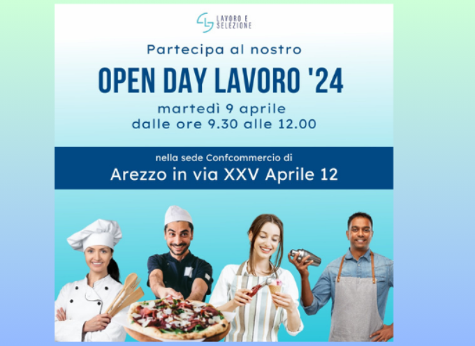 Confcommercio Arezzo: Open Day Lavoro ’24