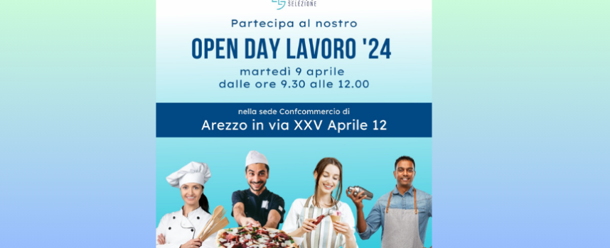 Confcommercio Arezzo: Open Day Lavoro ’24
