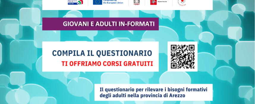 Questionario Giovani e Adulti In-formati: quali sono i bisogni formativi degli adulti della provincia di Arezzo?